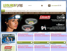 Tablet Screenshot of leisurefayre.com
